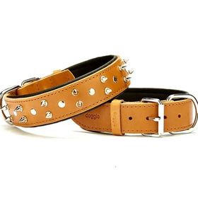 Doggie El Yapımı Kamel 4x47-55 cm Köpek Boyun Tasması