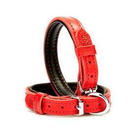 Doggie El Yapımı Kırmızı 2x30-35 cm Köpek Boyun Tasması