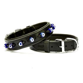 Doggie El Yapımı Siyah 3x42-50 cm Köpek Boyun Tasması