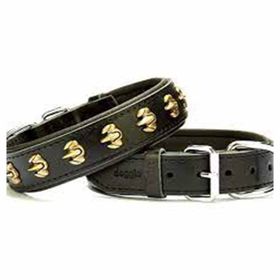Doggie El Yapımı Swarovski Kristal Taşlı Siyah 1.5x35-40 cm Köpek Göğüs Tasması