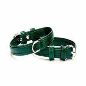 Doggie El Yapımı Yeşil 1.5x25-30 cm Köpek Boyun Tasması