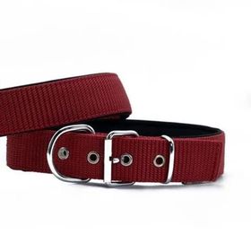 Doggie Elit 4x52-60 cm Medium Dokumadan Kırmızı Köpek Boyun Tasması