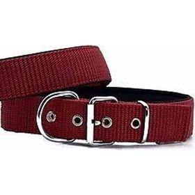 Doggie Elit Dokumadan El Yapımı Kırmızı 5x50-60 cm Köpek Boyun Tasması
