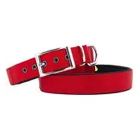 Doggie Elit Dokumadan El Yapımı Kırmızı 5x55-65 cm Köpek Boyun Tasması