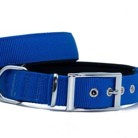 Doggie Elit Dokumadan El Yapımı Lacivert 3x47-55 cm Köpek Boyun Tasması