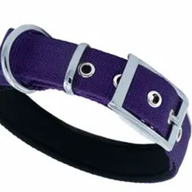 Doggie Elit Dokumadan El Yapımı Mor 3x47-55 cm Köpek Boyun Tasması