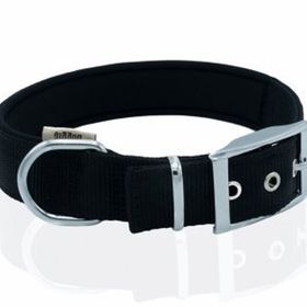 Doggie Elit Dokumadan El Yapımı Siyah 3x47-55 cm Köpek Boyun Tasması