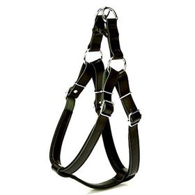 Doggie Fırstclass Siyah 2.5x65-75 cm Xlarge Deri Ronın Köpek Göğüs Tasması