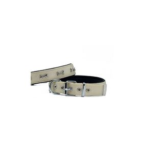Doggie Haki M 3x42 50 cm Comfort Metal Kemik İşlemeli Köpek Boyun Tasması