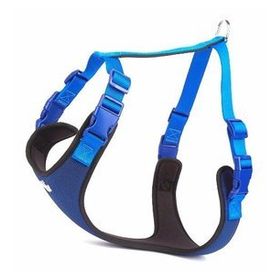 Doggie Hava Alan Dokumadan El Yapımı Lacivert 2.5x65-75 cm Köpek Göğüs Tasması
