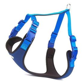 Doggie Hava Alan Dokumadan El Yapımı Lacivert 2.5x65-75 cm Köpek Göğüs Tasması