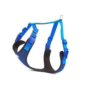 Doggie Hava Alan Dokumadan El Yapımı Lacivert 2.5x65-75 cm Köpek Göğüs Tasması