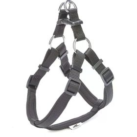 Doggie Hava Alan Dokumadan El Yapımı Siyah 1.5x35-45 cm Köpek Göğüs Tasması