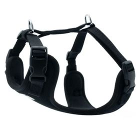 Doggie Hava Alan Dokumadan El Yapımı Siyah 1.5x40-50 cm Köpek Göğüs Tasması