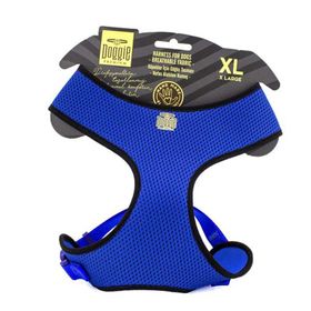 Doggie Havalı Dokuma Küçük Irk Mavi 2x50-65 cm Köpek Göğüs Tasması