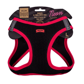 Doggie Havalı Dokuma Pembe L 42-48 cm Reflektör Serisi Küçük Irk Köpek Göğüs Tasması