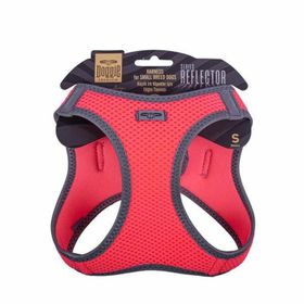 Doggie Havalı Dokuma Reflektör Küçük Irk Pembe Small 32-38 cm Köpek Göğüs Tasması
