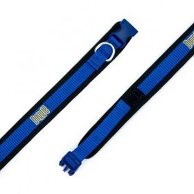 Doggie Havalı Dokuma Royal Mavi 1,5x30- 40 cm Boyun Tasması