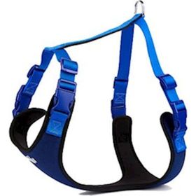 Doggie Havalı Dokuma Royal Mavi 2.5x65-75 cm Köpek Göğüs Tasması