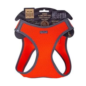 Doggie Havalı Dokuma Turuncu L 42-48 cm Reflektör Serisi Küçük Irk Köpek Göğüs Tasması