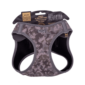 Doggie Kamuflaj S 32-38 cm Havalı Dokuma Reflektör Serisi Küçük Irk Köpek Göğüs Tasması