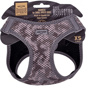 Doggie Kamuflaj XS 30-34 cm Havalı Dokuma Reflektör Serisi Küçük Irk Köpek Göğüs Tasması