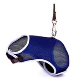 Doggie KCT10M-MV 25x30 cm + 110 cm Mavi Havalı Ped Göğüs Tasma Seti