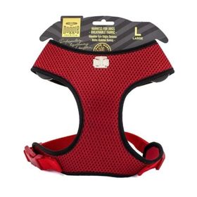 Doggie Kırmızı 2x45-55 cm Large Havalı Dokuma Küçük Irk Köpek Göğüs Tasması