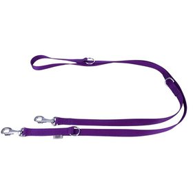 Doggie Klasik Dokuma Mor 2,5x120-200 cm Gezdirme Kayışı