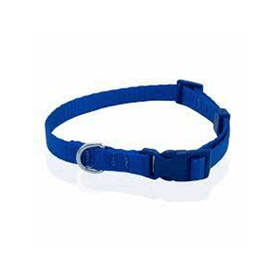 Doggie Klasik Dokuma Royal Mavi 1.5x25-40 cm Köpek Boyun Tasması