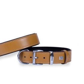 Doggie Konfor Deri Camel Large 3.5x52-60 cm Köpek Boyun Tasması