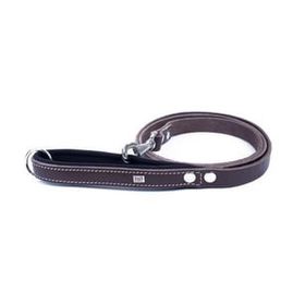 Doggie Konfor Deri Kahverengi Medium 2x140 cm Köpek Gezdirme Tasması
