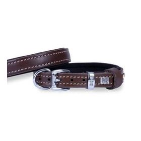 Doggie Konfor Deri Kahverengi Small 1.5x20-25 cm Köpek Boyun Tasması