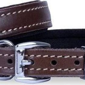 Doggie Konfor Deri Kahverengi Small 1.5x20-25 cm Köpek Boyun Tasması