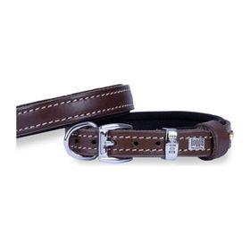 Doggie Konfor Deri Kahverengi Small 1.5x20-25 cm Köpek Boyun Tasması