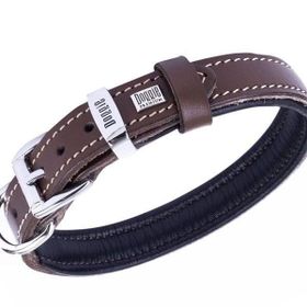 Doggie Konfor Deri Kahverengi Small 2x30-35 cm Köpek Boyun Tasması