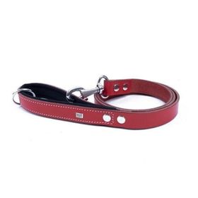 Doggie Konfor Deri Kırmızı 3x100 cm Gezdirme Tasması
