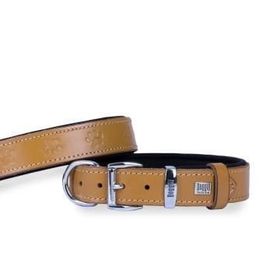 Doggie Konfor Deri Pati Desenli Kahve 2,5x37-45 cm Boyun Tasması