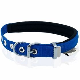 Doggie Konfor Deri Royal Mavi 1.5x20-25 cm Köpek Boyun Tasması