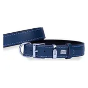 Doggie Konfor Deri Royal Mavi 2.5x37-45 cm Köpek Boyun Tasması