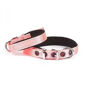 Doggie Konfor Dokuma 1.5x25-30 cm Pembe Köpek Boyun Tasması