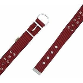 Doggie Konfor Dokuma Bol Çivili Kırmızı 4x57-65 cm Boyun Tasması