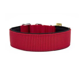 Doggie Konfor Dokuma Bol Çivili Kırmızı 5x50-60 cm Boyun Tasması
