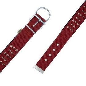 Doggie Konfor Dokuma Bol Çivili Kırmızı 5x55-65 cm Boyun Tasması