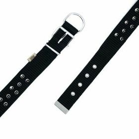 Doggie Konfor Dokuma Bol Çivili Siyah 4x47-55 cm Boyun Tasması