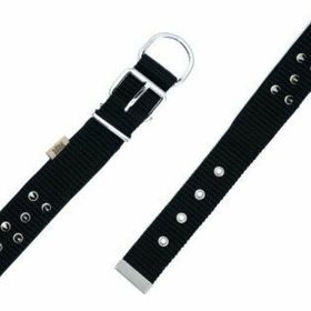 Doggie Konfor Dokuma Bol Çivili Siyah 4x47-55 cm Boyun Tasması
