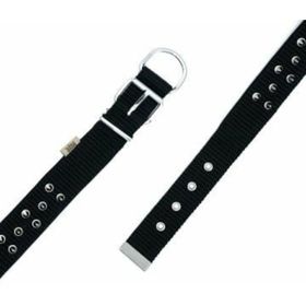 Doggie Konfor Dokuma Bol Çivili Siyah 4x47-55 cm Boyun Tasması