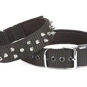Doggie Konfor Dokuma Bol Çivili Siyah 5x50-60 cm Boyun Tasması