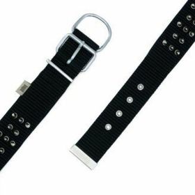 Doggie Konfor Dokuma Bol Çivili Siyah 5x50-60 cm Boyun Tasması