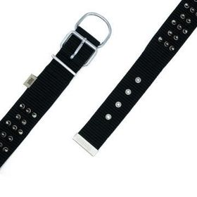 Doggie Konfor Dokuma Bol Çivili Siyah 5x55-65 cm Boyun Tasması